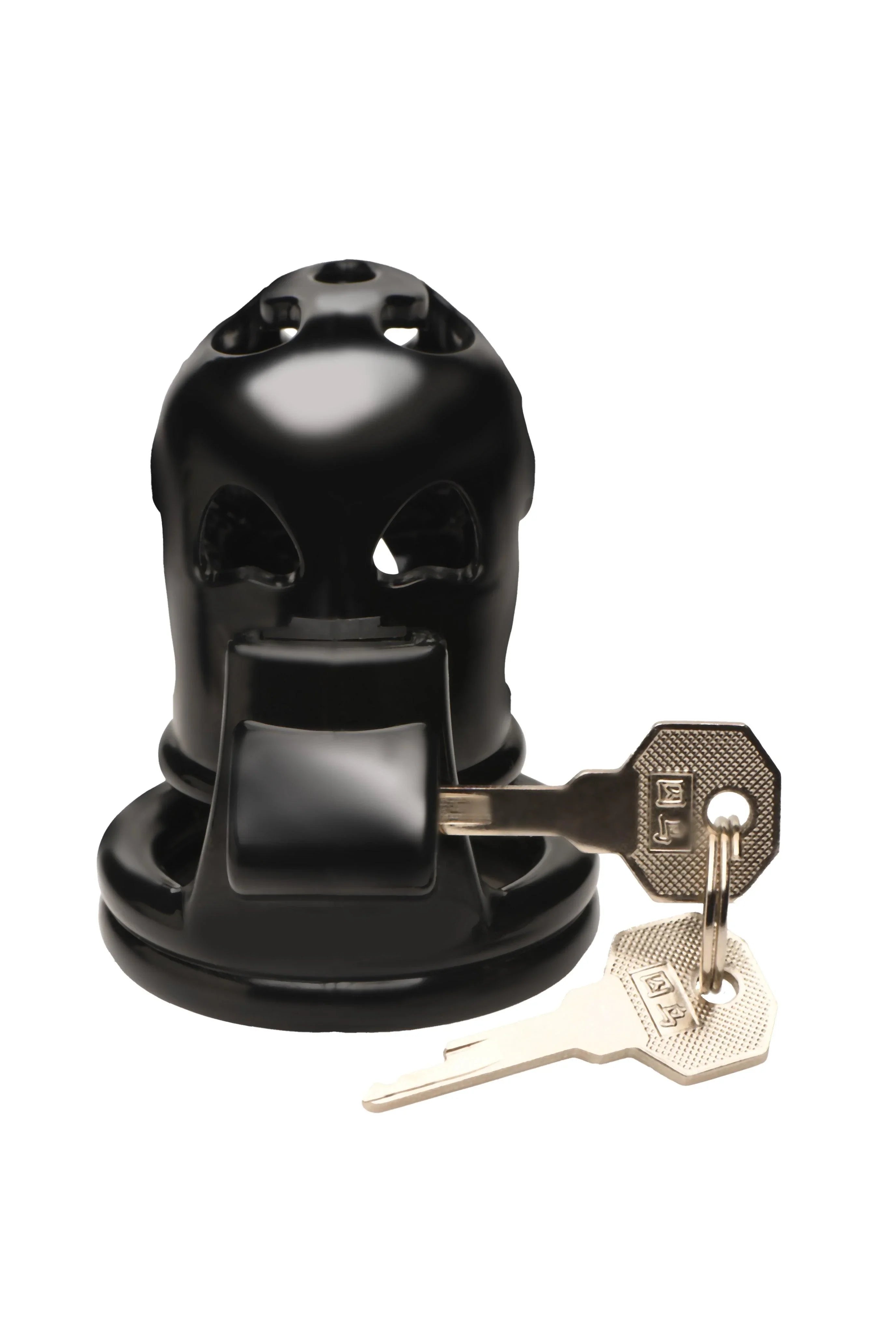 Master Series Hard Stop Double Ring Chastity Cage - Buy At Luxury Toy X - Free 3-Day Shipping