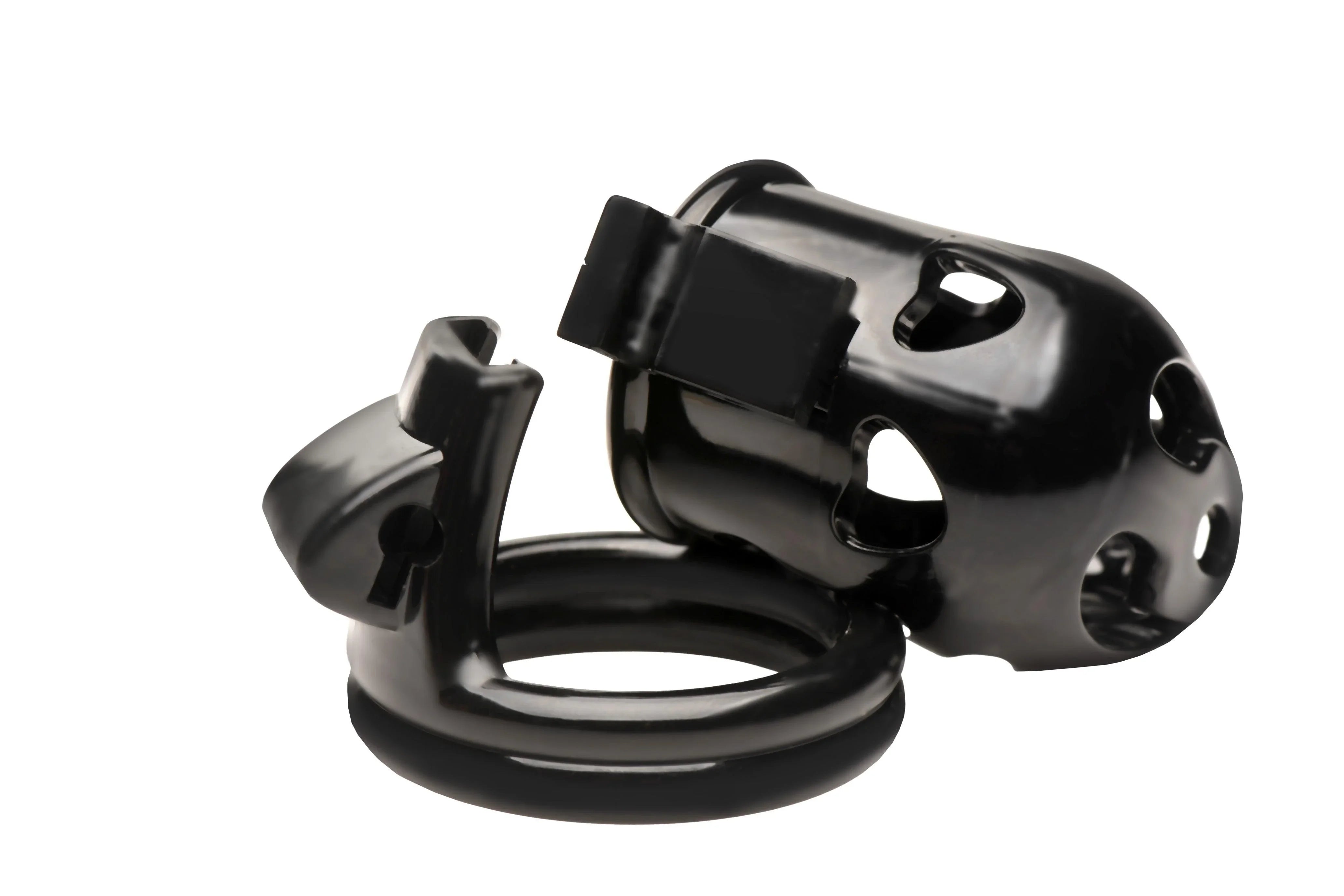 Master Series Hard Stop Double Ring Chastity Cage - Buy At Luxury Toy X - Free 3-Day Shipping
