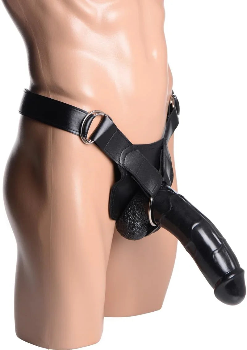 Master Series Infiltrator II Hollow Strap-On + 9in Dildo - Buy At Luxury Toy X - Free 3-Day Shipping