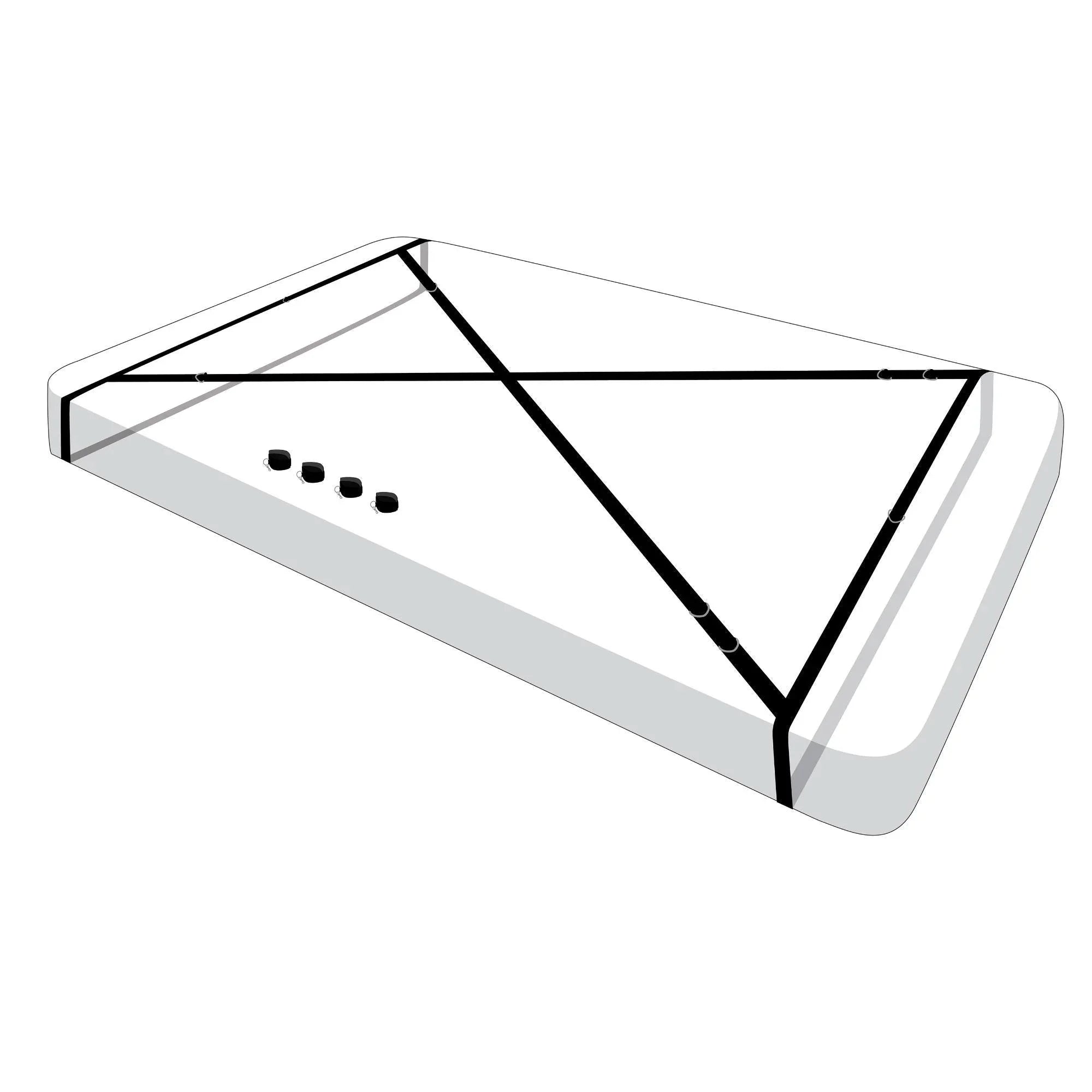 Master Series Interlace Over and Under the Bed Restraint Set - Buy At Luxury Toy X - Free 3-Day Shipping