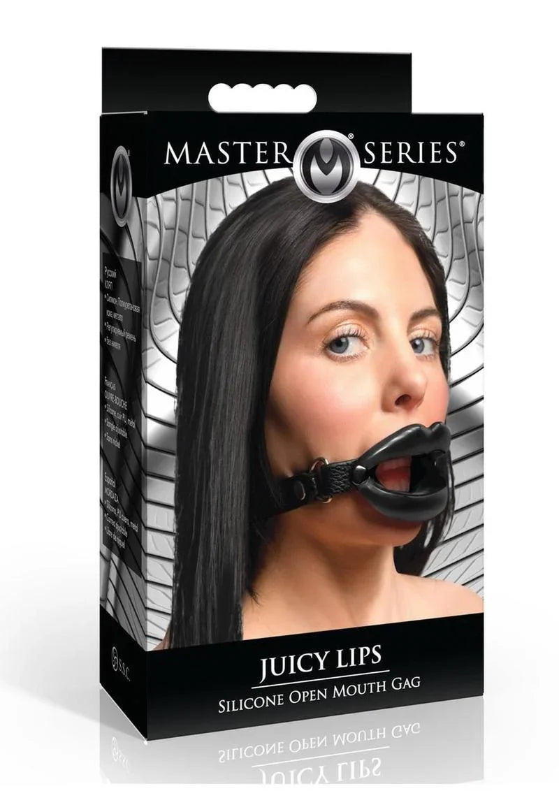 Master Series Juicy Lips Silicone Open Mouth Gag - Buy At Luxury Toy X - Free 3-Day Shipping