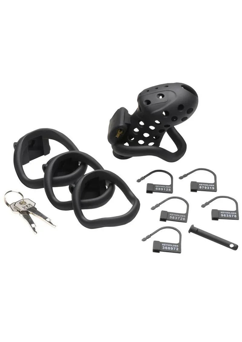 Master Series Lock Down Chastity Cage - Buy At Luxury Toy X - Free 3-Day Shipping