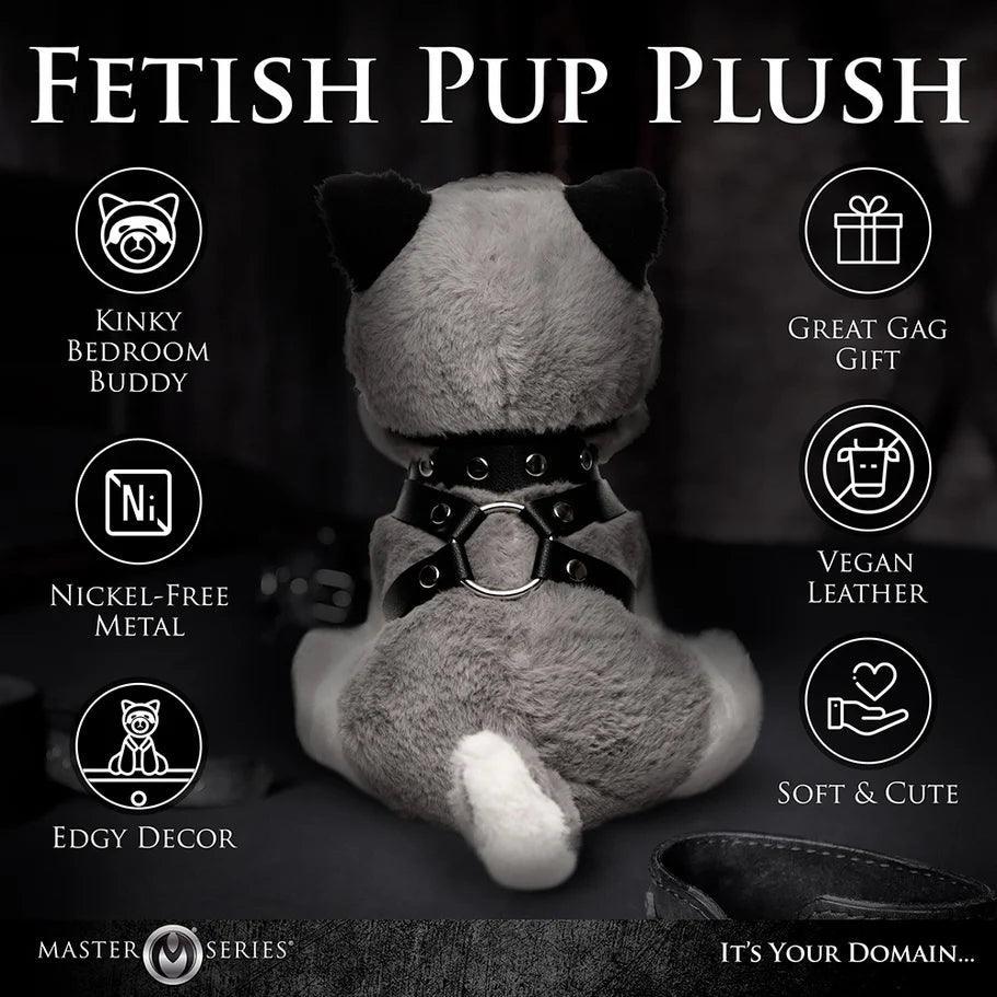 Master Series Max The Fetish Pup - Grey/White - Buy At Luxury Toy X - Free 3-Day Shipping