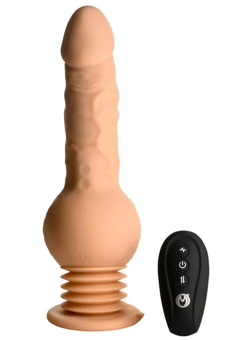 Master Series Passion Pounder Thrusting Sex Shaker Rechargeable Silicone Vibrator - Buy At Luxury Toy X - Free 3-Day Shipping