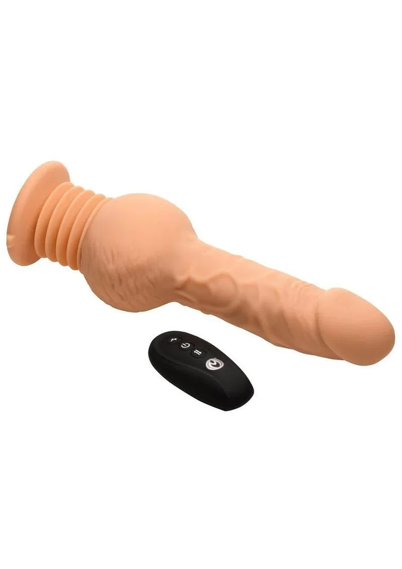 Master Series Passion Pounder Thrusting Sex Shaker Rechargeable Silicone Vibrator - Buy At Luxury Toy X - Free 3-Day Shipping