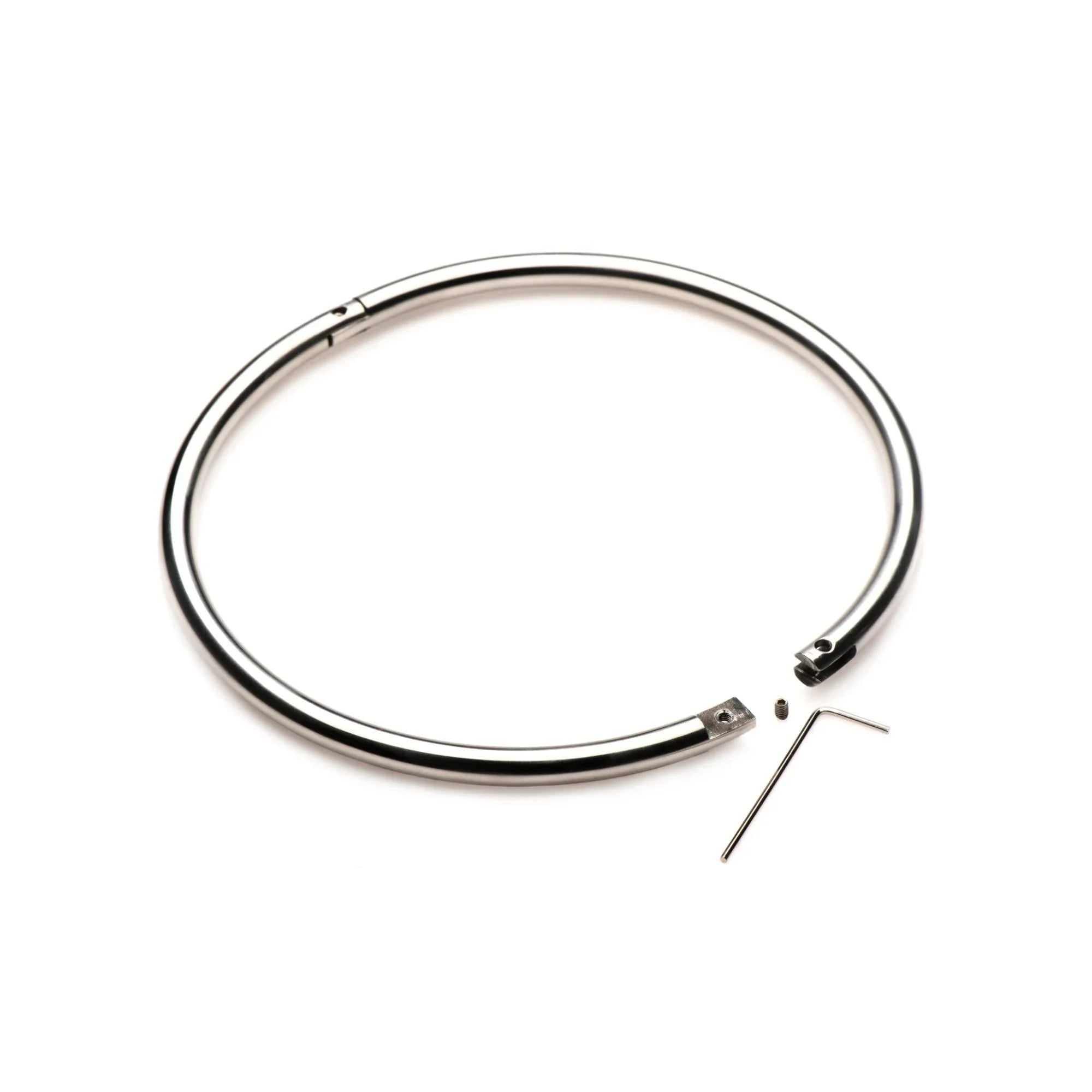 Master Series Possession Stainless Steel Locking Collar - Buy At Luxury Toy X - Free 3-Day Shipping