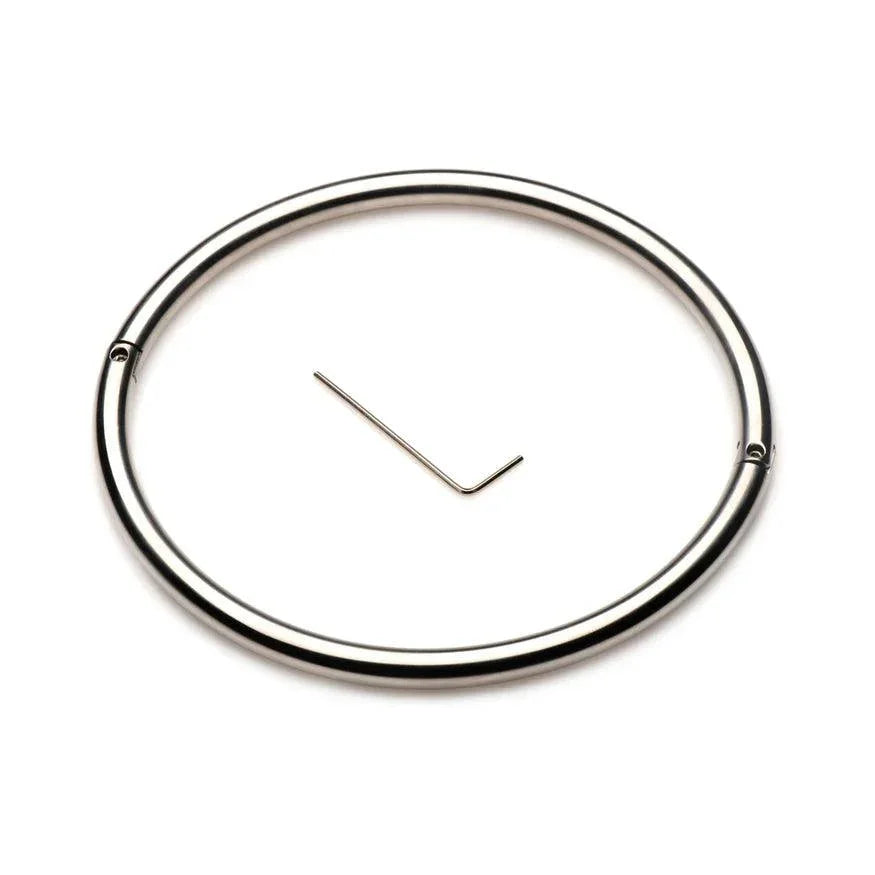 Master Series - Possession Stainless Steel Locking Collar - Medium - Buy At Luxury Toy X - Free 3-Day Shipping