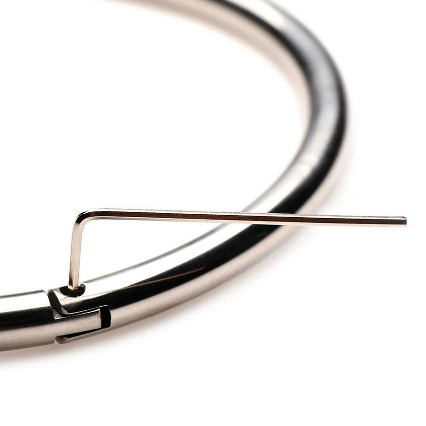 Master Series - Possession Stainless Steel Locking Collar - Medium - Buy At Luxury Toy X - Free 3-Day Shipping