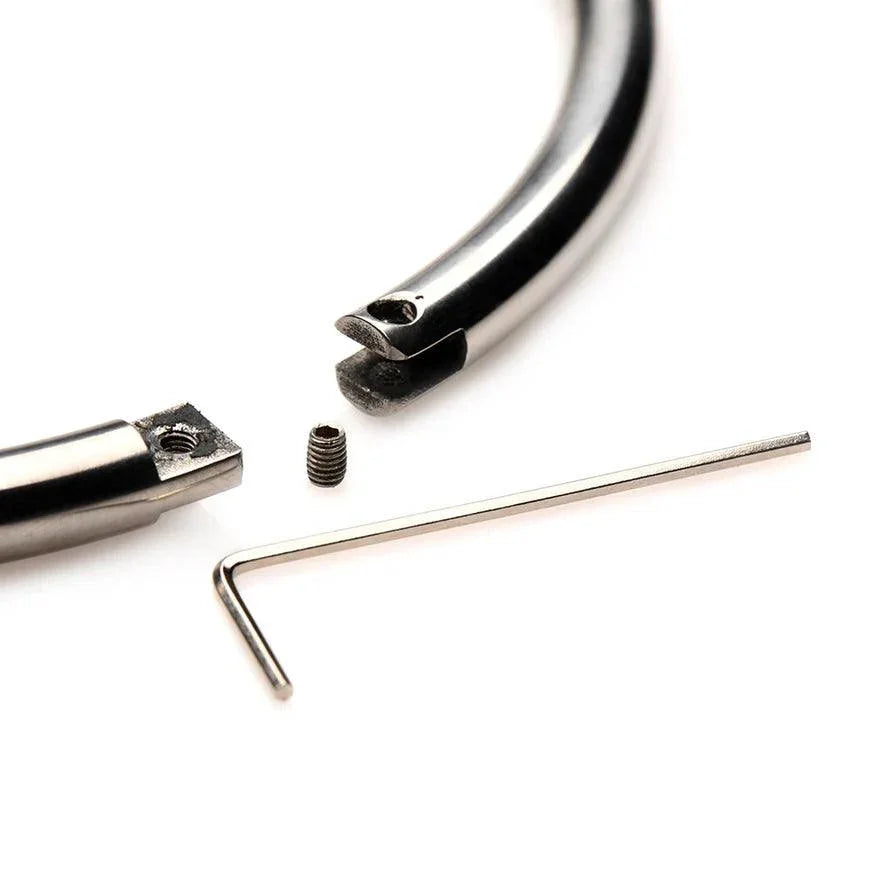 Master Series - Possession Stainless Steel Locking Collar - Medium - Buy At Luxury Toy X - Free 3-Day Shipping