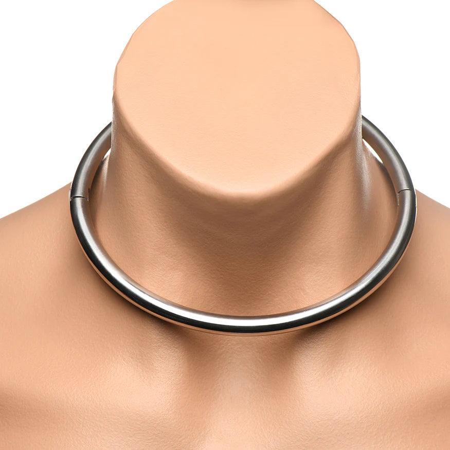 Master Series - Possession Stainless Steel Locking Collar - Medium - Buy At Luxury Toy X - Free 3-Day Shipping