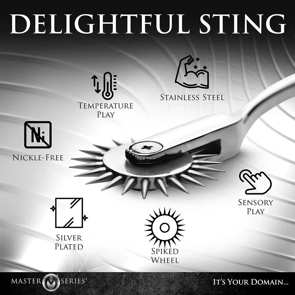 Master Series Silver Sensation Wartenberg Wheel - Buy At Luxury Toy X - Free 3-Day Shipping