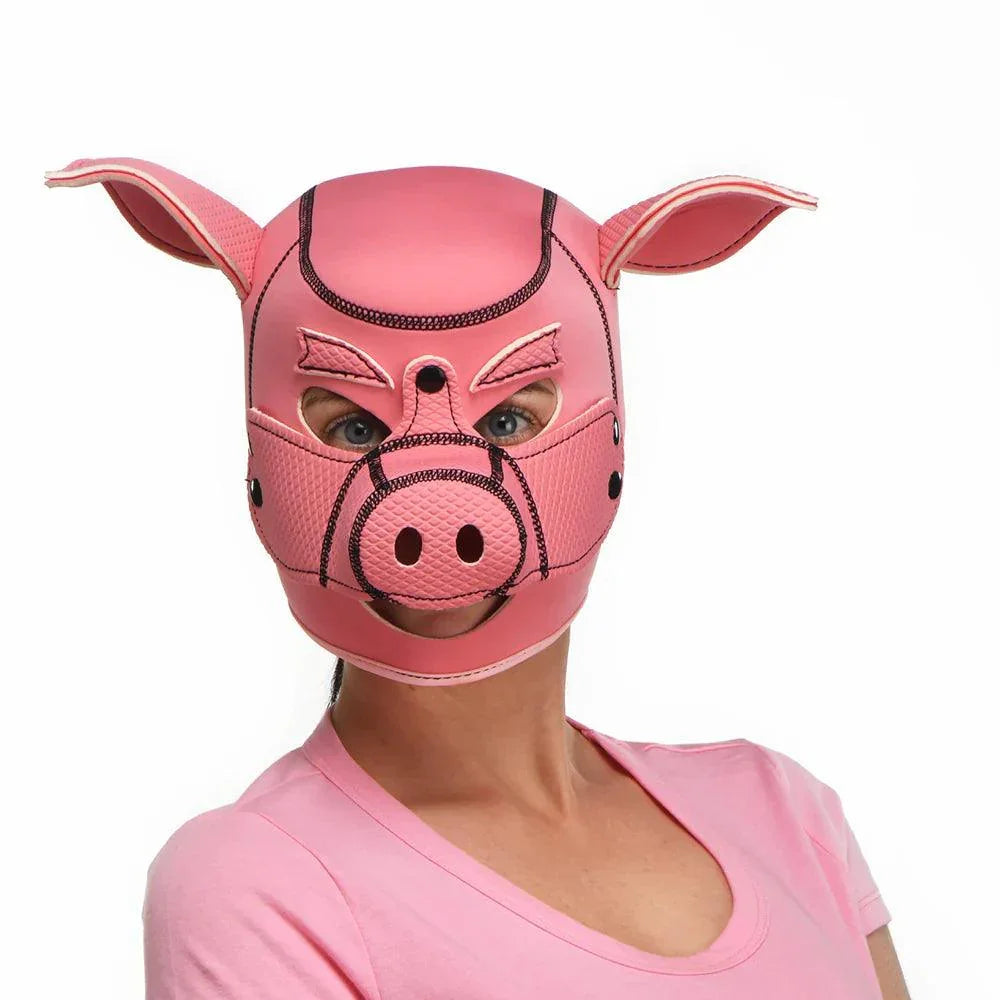 Master Series Swine Pig Neoprene Hood - Buy At Luxury Toy X - Free 3-Day Shipping