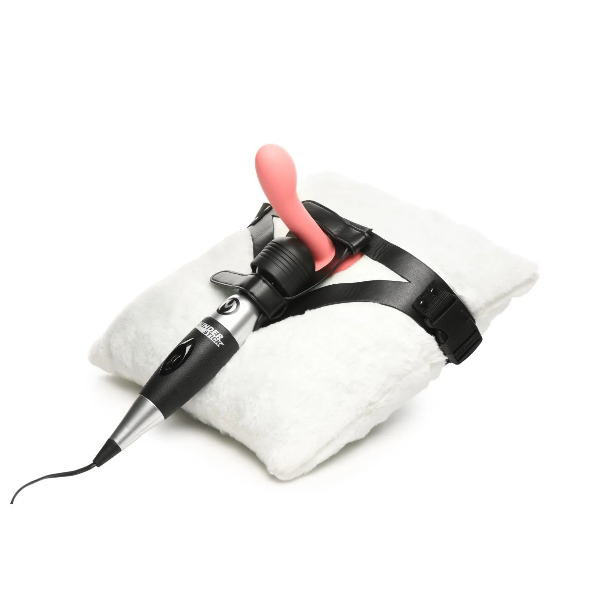 Master Series Thunder Strap Wand Thigh Harness - Black - Buy At Luxury Toy X - Free 3-Day Shipping
