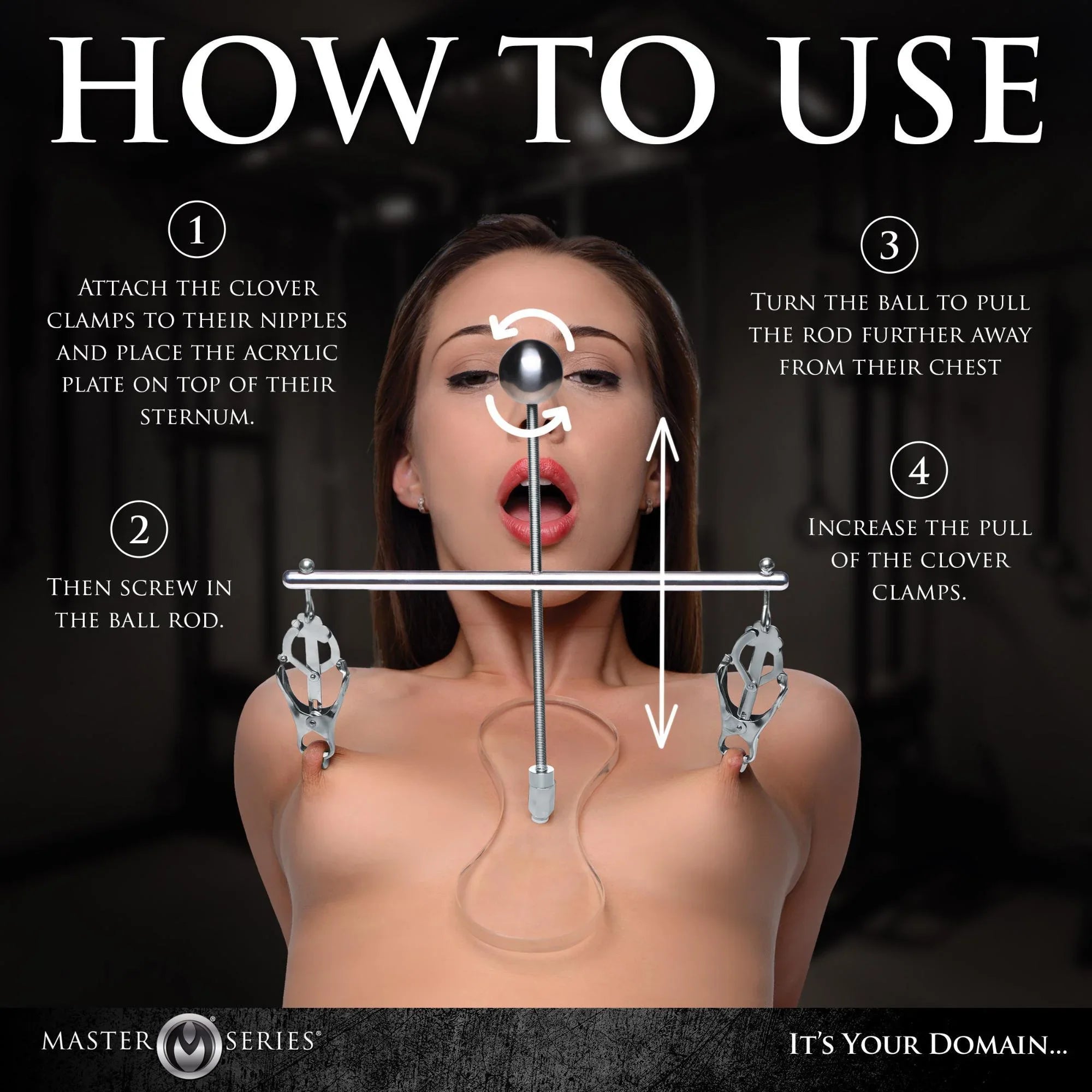 Master Series Tower of Pain Nipple Clamps - Buy At Luxury Toy X - Free 3-Day Shipping