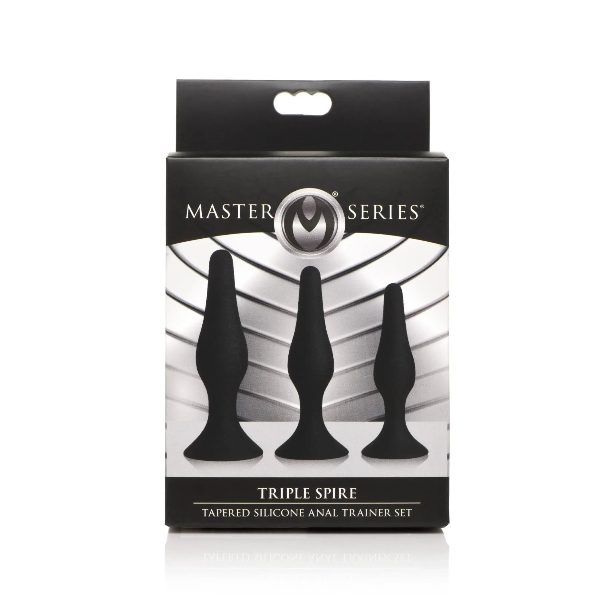 Master Series Triple Spire Tapered Silicone Anal Trainer Set (3 Piece) - Buy At Luxury Toy X - Free 3-Day Shipping