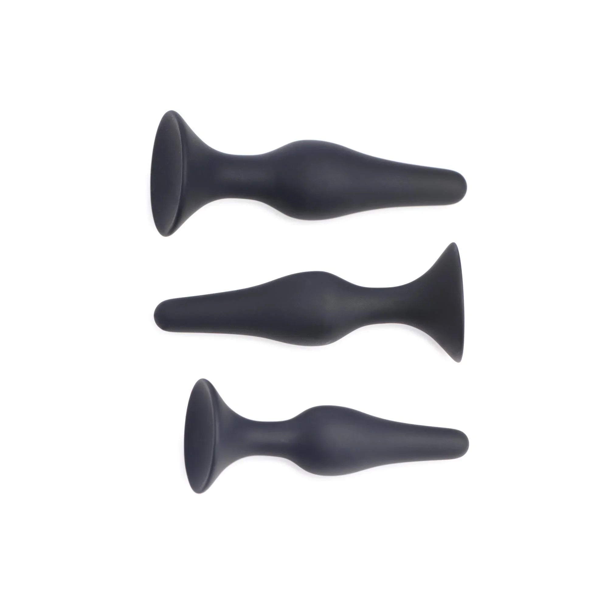 Master Series Triple Spire Tapered Silicone Anal Trainer Set (3 Piece) - Buy At Luxury Toy X - Free 3-Day Shipping