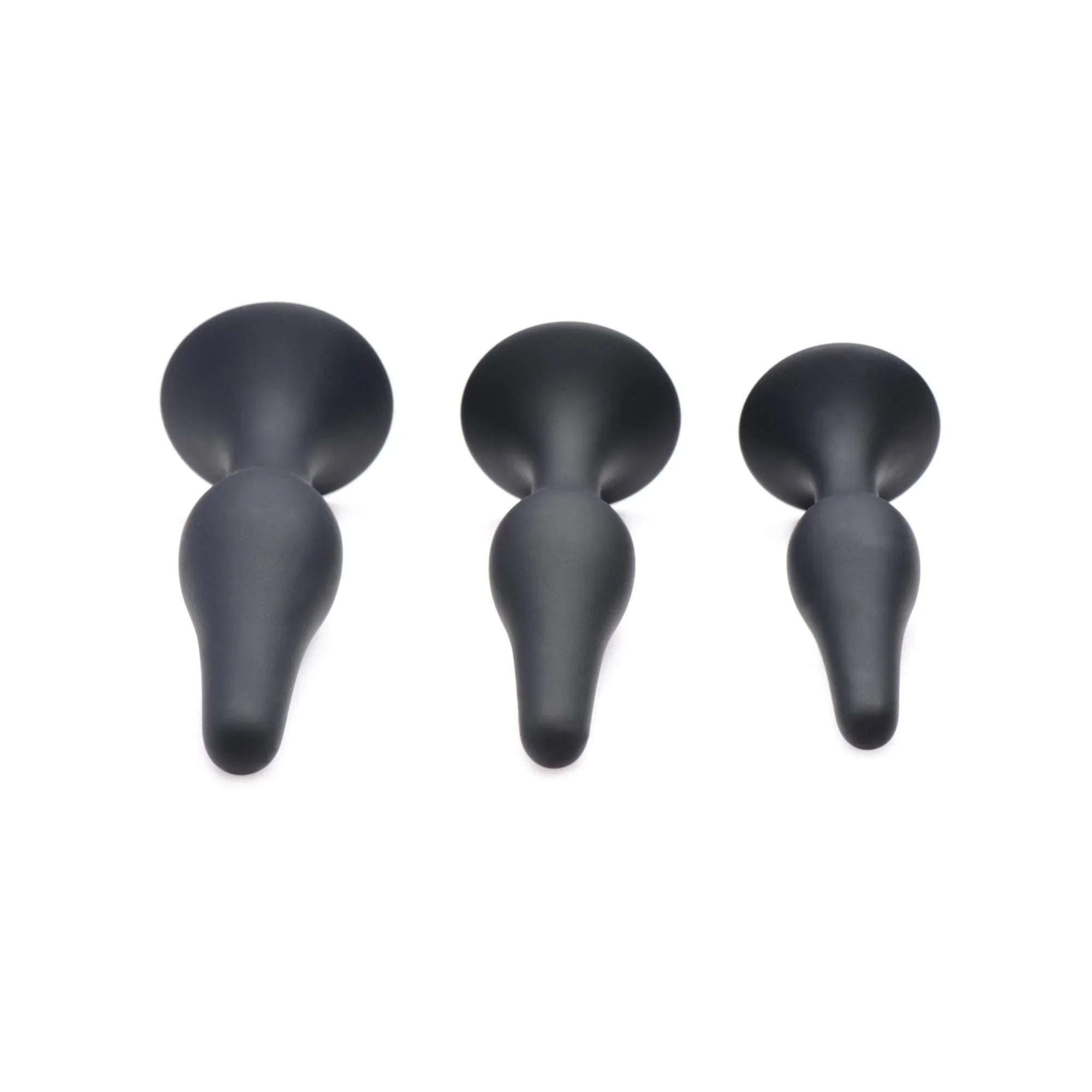 Master Series Triple Spire Tapered Silicone Anal Trainer Set (3 Piece) - Buy At Luxury Toy X - Free 3-Day Shipping