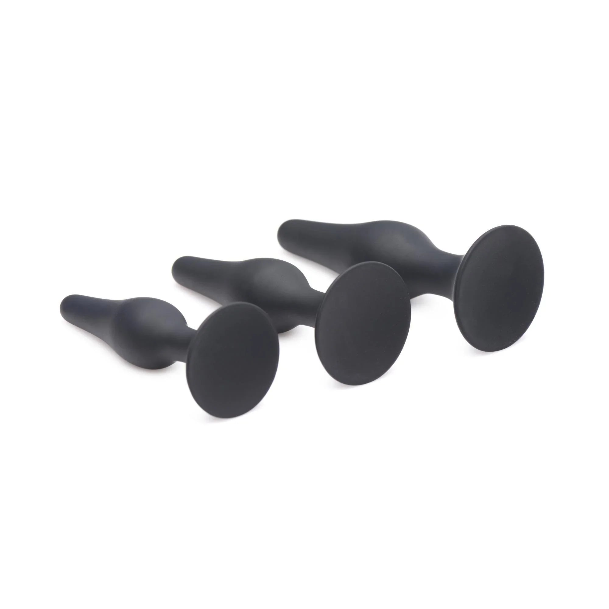 Master Series Triple Spire Tapered Silicone Anal Trainer Set (3 Piece) - Buy At Luxury Toy X - Free 3-Day Shipping