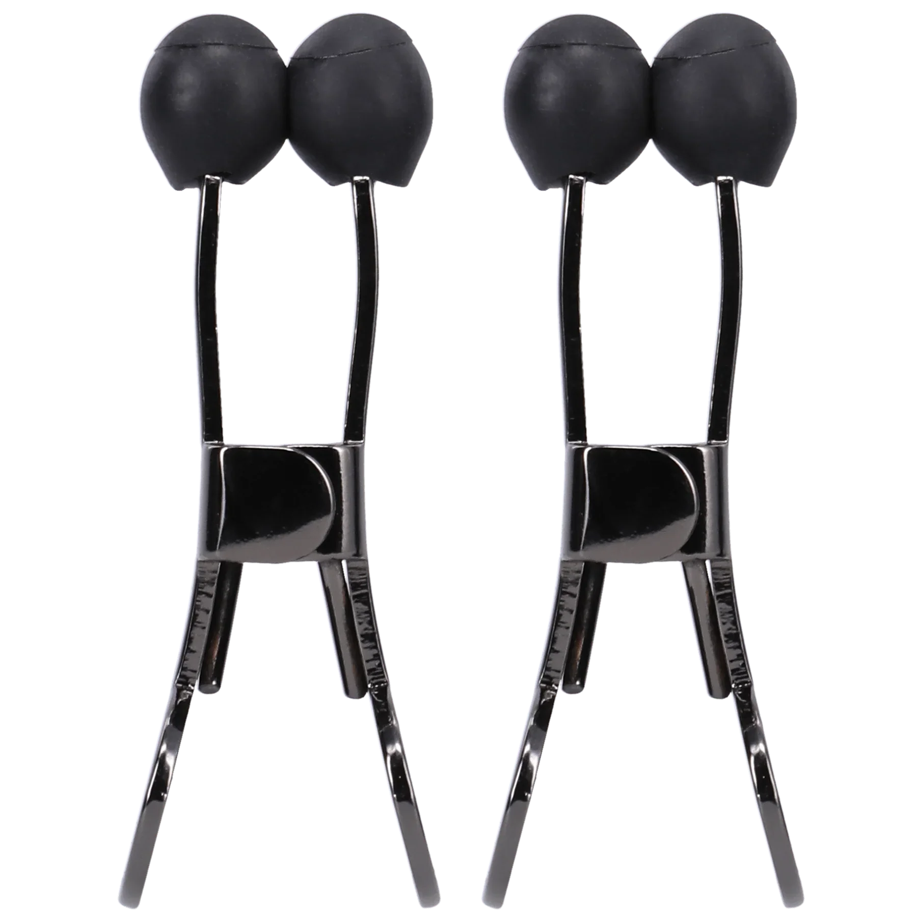 Merci Nippers Stainless Steel Nipple Clamps with Silicone Tip - Buy At Luxury Toy X - Free 3-Day Shipping
