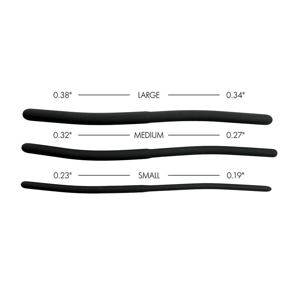 Mistress By Isabella Sinclaire Silicone Urethral Sound 3 piece Trainer Set - Buy At Luxury Toy X - Free 3-Day Shipping