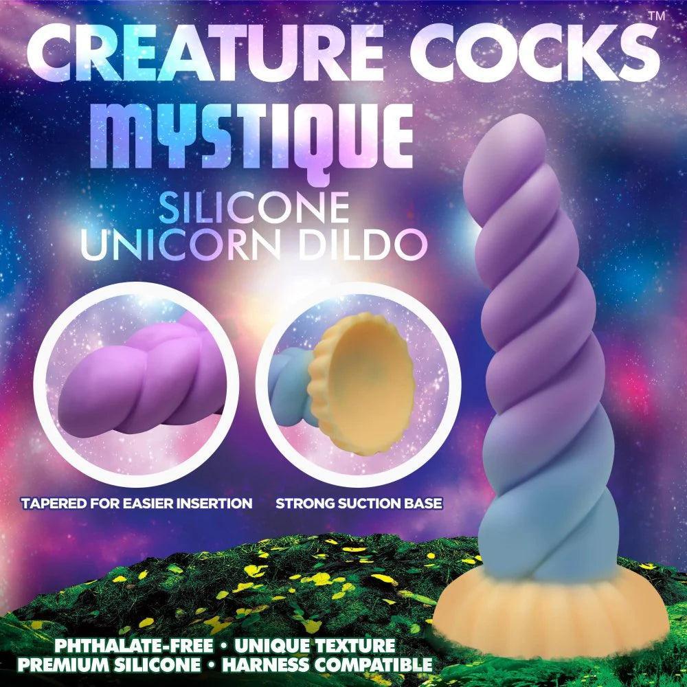Mystique Silicone Unicorn Dildo - Buy At Luxury Toy X - Free 3-Day Shipping