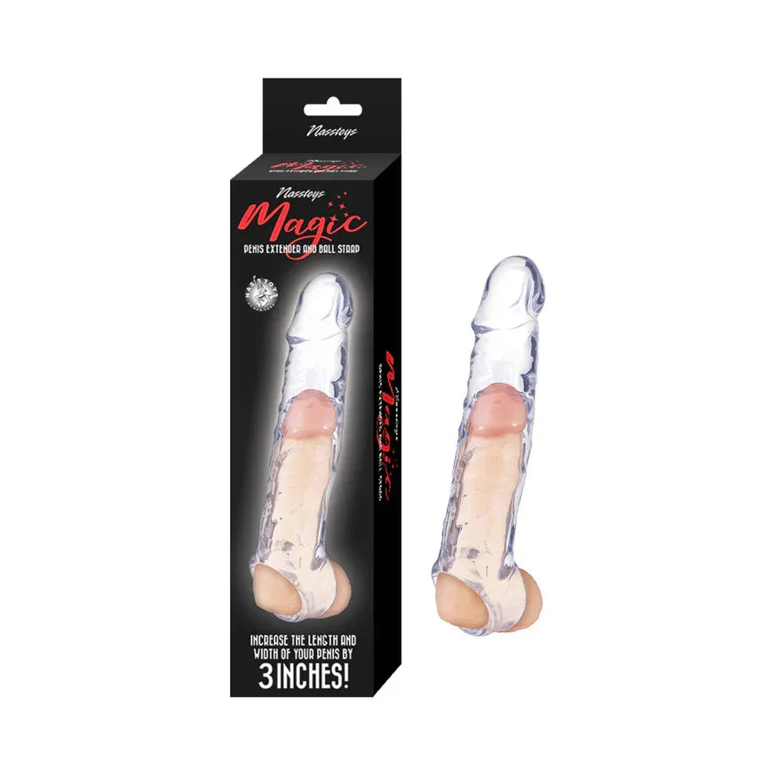 Nasstoys Magic Penis Extender & Ball Strap 6.5 in - Buy At Luxury Toy X - Free 3-Day Shipping