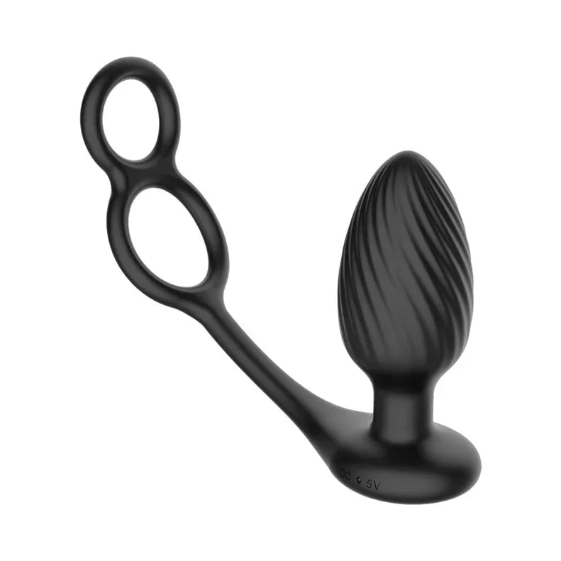 Nexus Tornado Cock and Ball Ring Rotating and Vibrating Butt Plug with Remote Control - Buy At Luxury Toy X - Free 3-Day Shipping