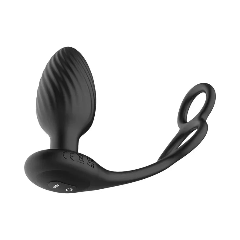 Nexus Tornado Cock and Ball Ring Rotating and Vibrating Butt Plug with Remote Control - Buy At Luxury Toy X - Free 3-Day Shipping