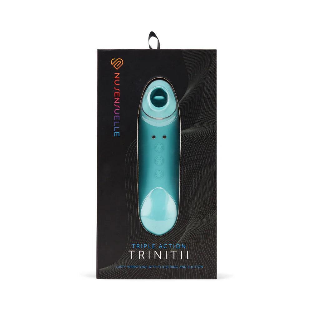 Nu Sensuelle Trinitii Triple Action Rechargeable Silicone Vibrator - Buy At Luxury Toy X - Free 3-Day Shipping