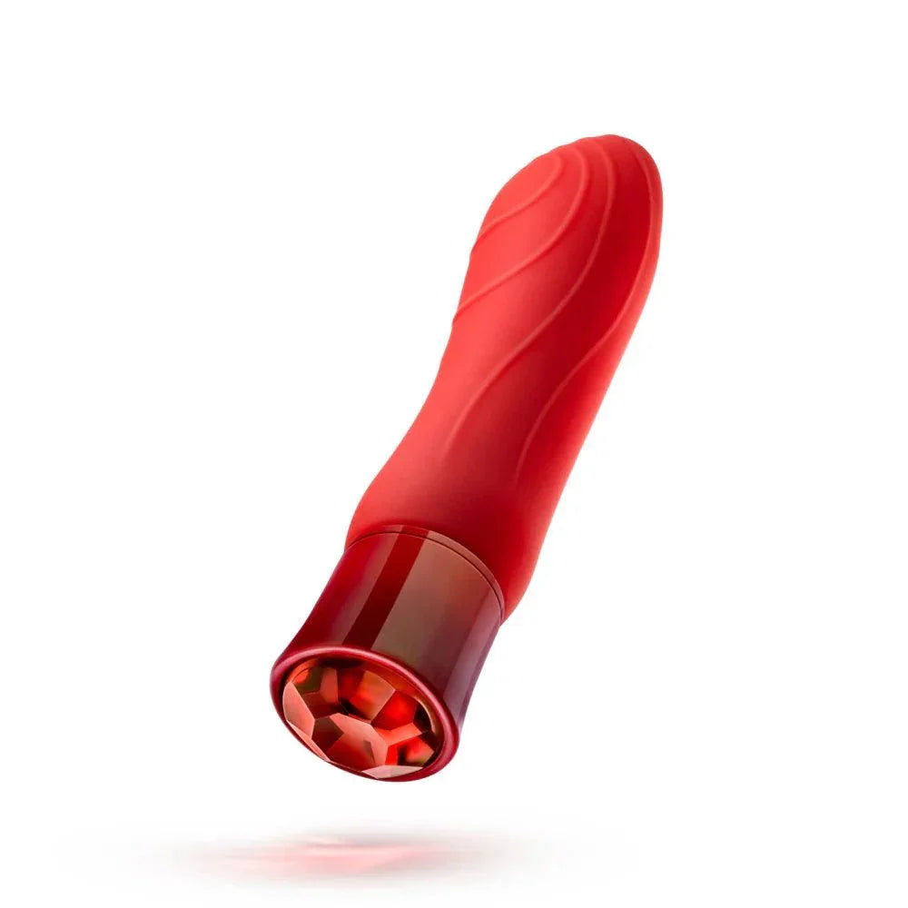 Oh My Gem Desire Rechargeable Silicone G-Spot Vibrator - Ruby - Buy At Luxury Toy X - Free 3-Day Shipping