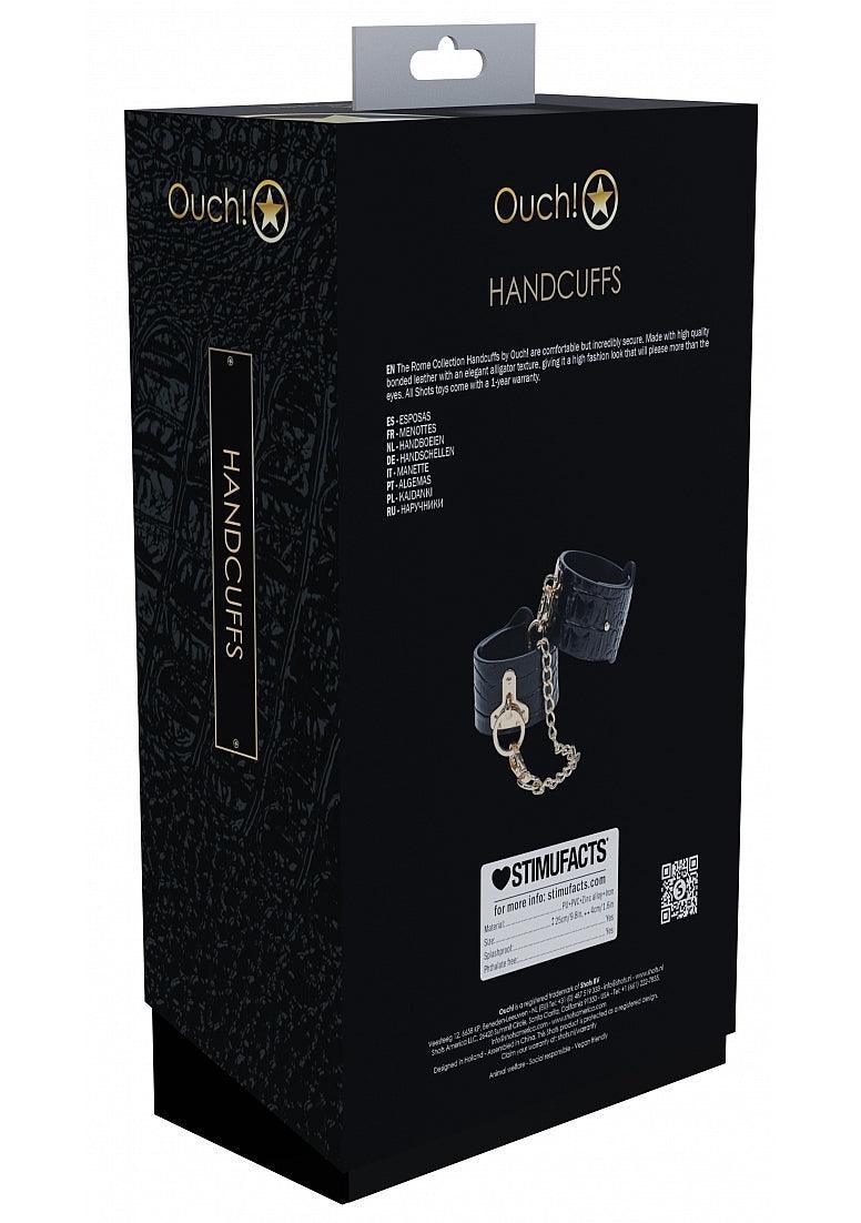 Ouch! International Rome Collection Handcuffs - Buy At Luxury Toy X - Free 3-Day Shipping