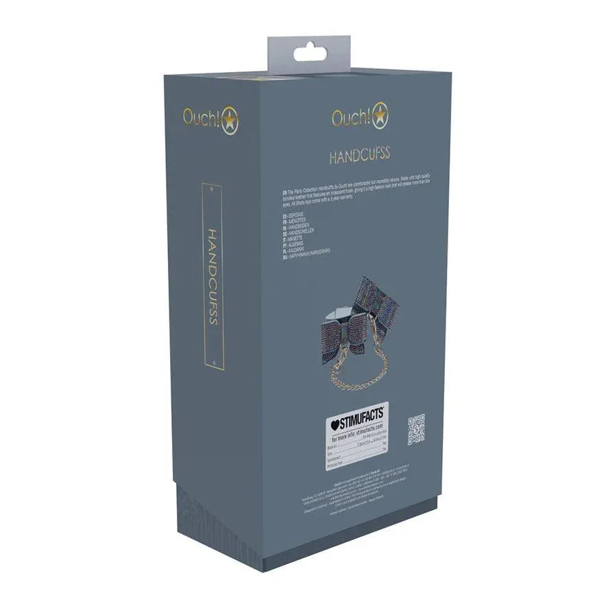 Ouch! Paris Collection Handcuffs - Buy At Luxury Toy X - Free 3-Day Shipping