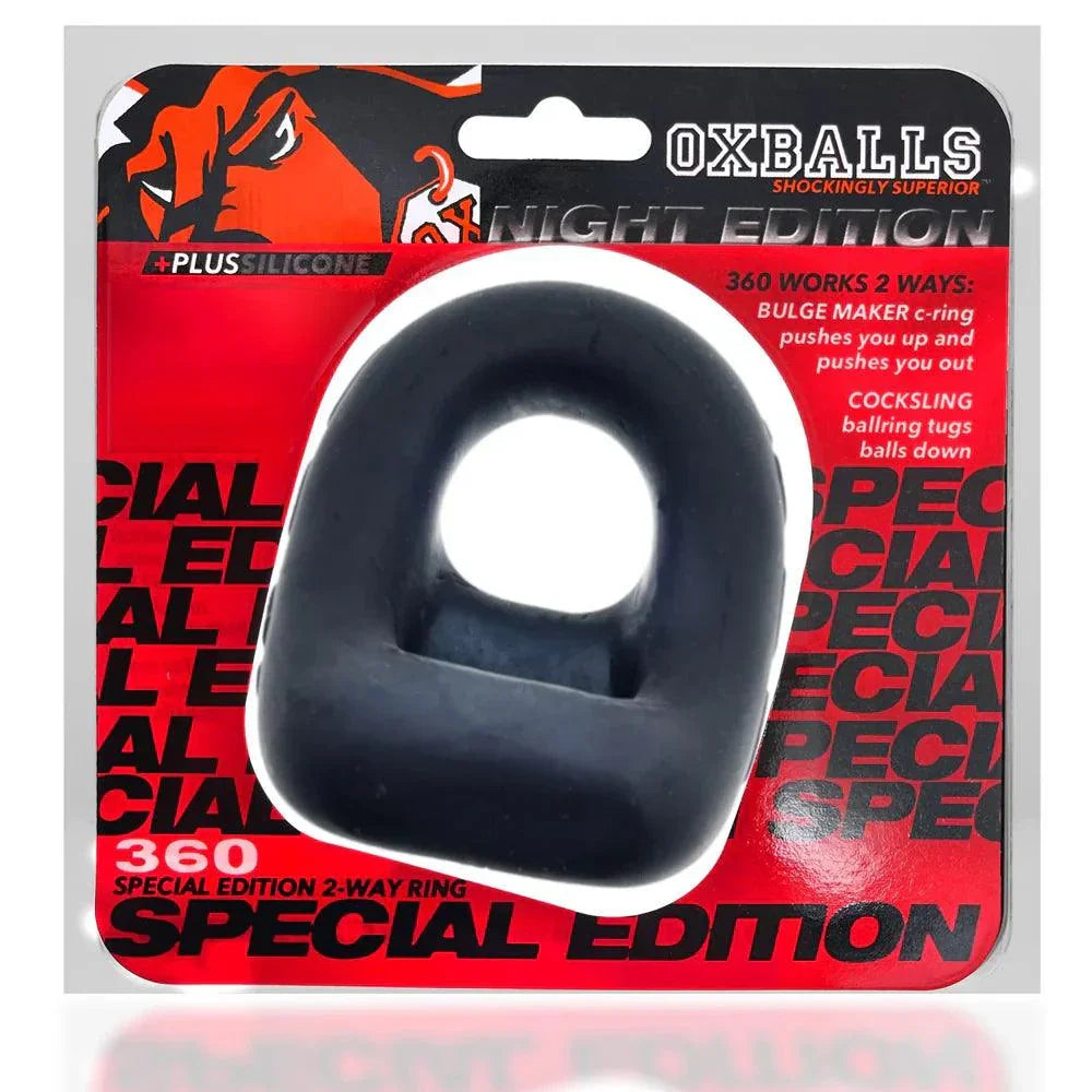 Oxballs 360 2-Way Cock Ring and Ball Sling - Night Edition - Buy At Luxury Toy X - Free 3-Day Shipping