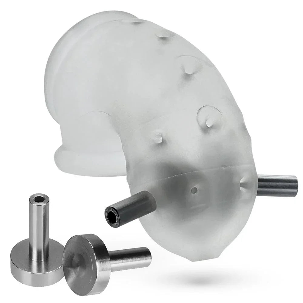 Oxballs AIRLOCK ELECTRO Air-Lite Vented Chastity - Buy At Luxury Toy X - Free 3-Day Shipping