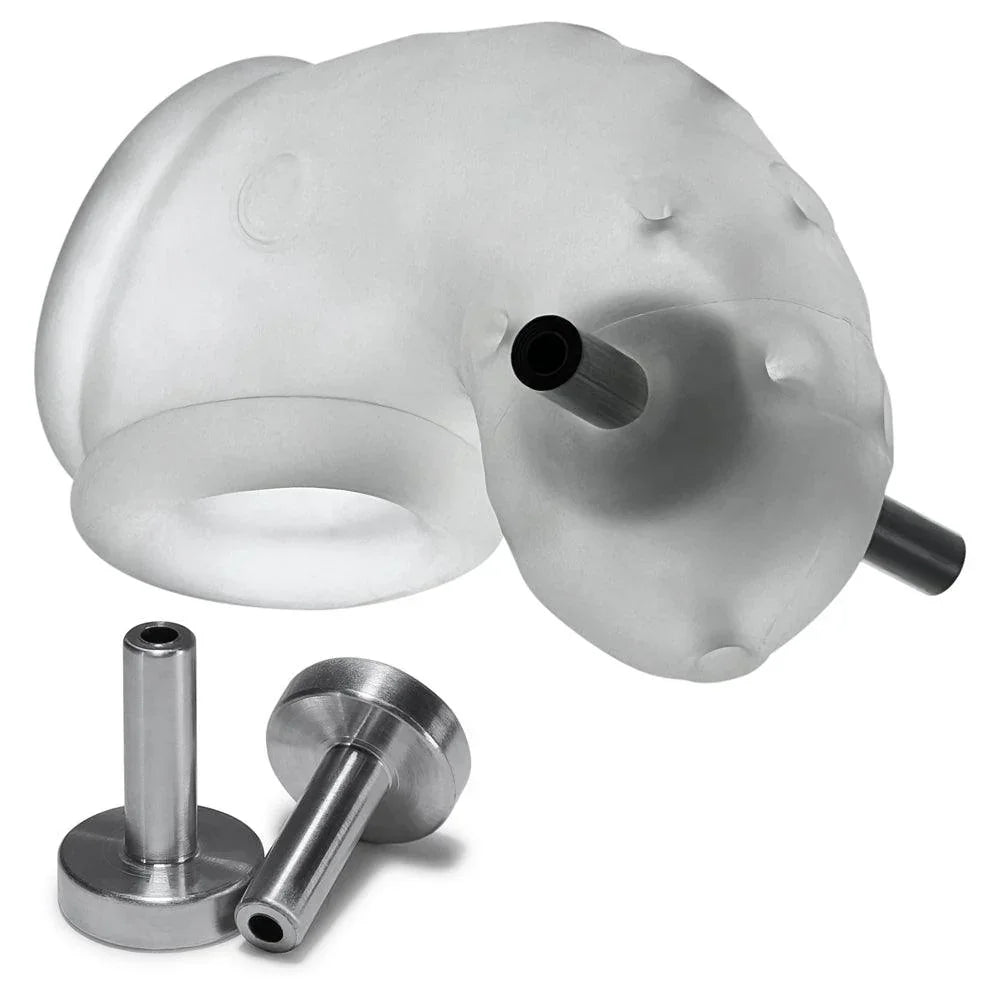 Oxballs AIRLOCK ELECTRO Air-Lite Vented Chastity - Buy At Luxury Toy X - Free 3-Day Shipping