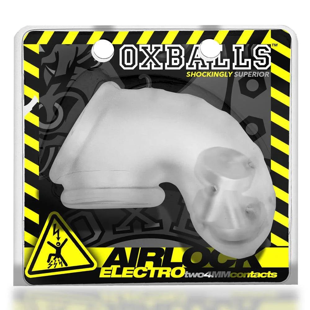 Oxballs AIRLOCK ELECTRO Air-Lite Vented Chastity - Buy At Luxury Toy X - Free 3-Day Shipping