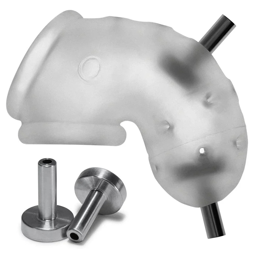 Oxballs AIRLOCK ELECTRO Air-Lite Vented Chastity - Buy At Luxury Toy X - Free 3-Day Shipping