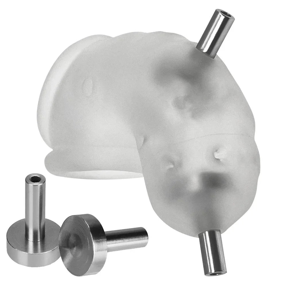 Oxballs AIRLOCK ELECTRO Air-Lite Vented Chastity - Buy At Luxury Toy X - Free 3-Day Shipping