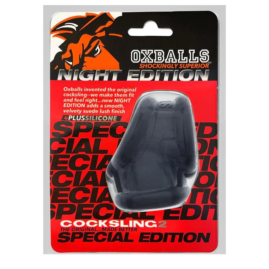 OxBalls Cocksling-2 Sling Plus+Silicone Special Edition Night - Buy At Luxury Toy X - Free 3-Day Shipping