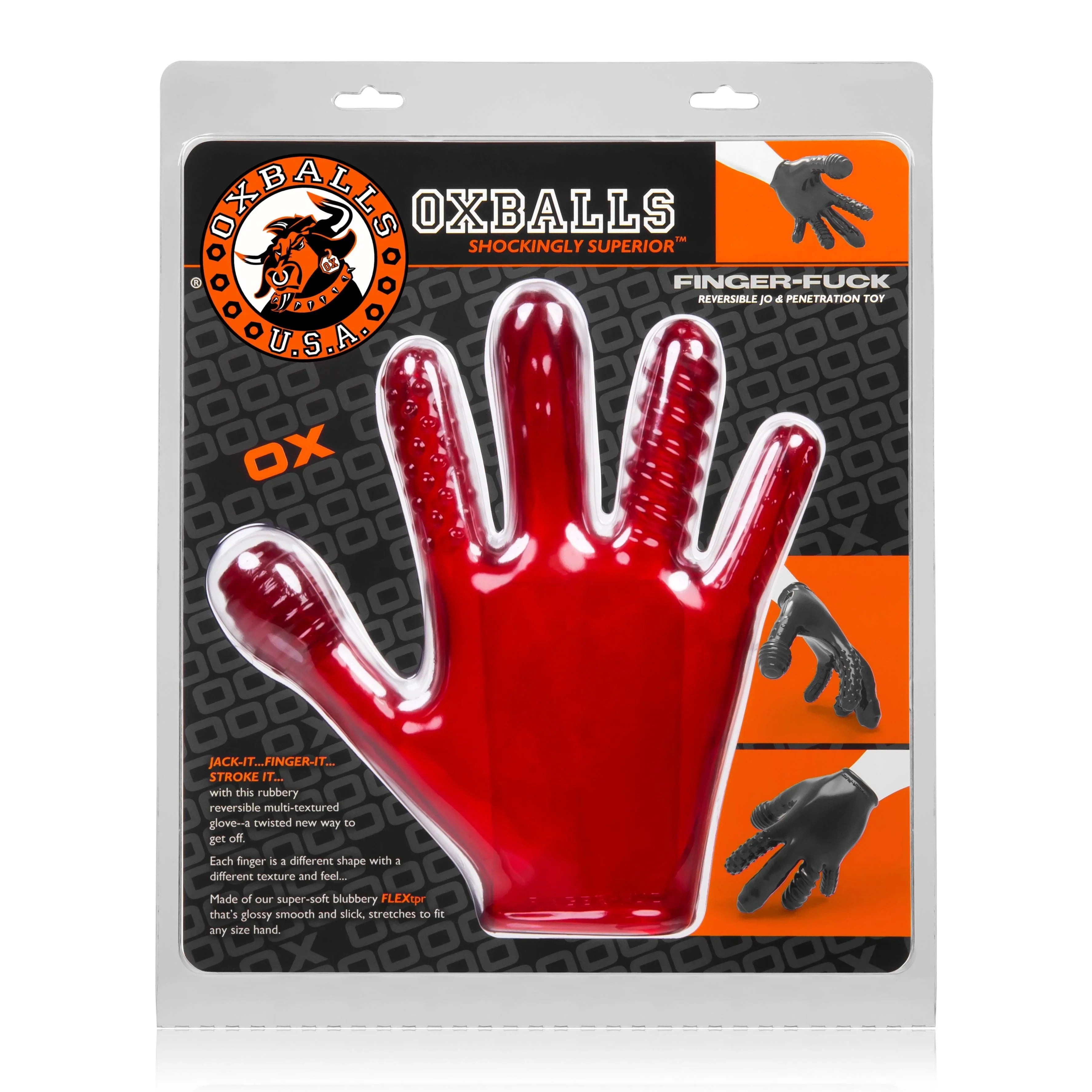 Oxballs Finger Fuck Glove - Buy At Luxury Toy X - Free 3-Day Shipping