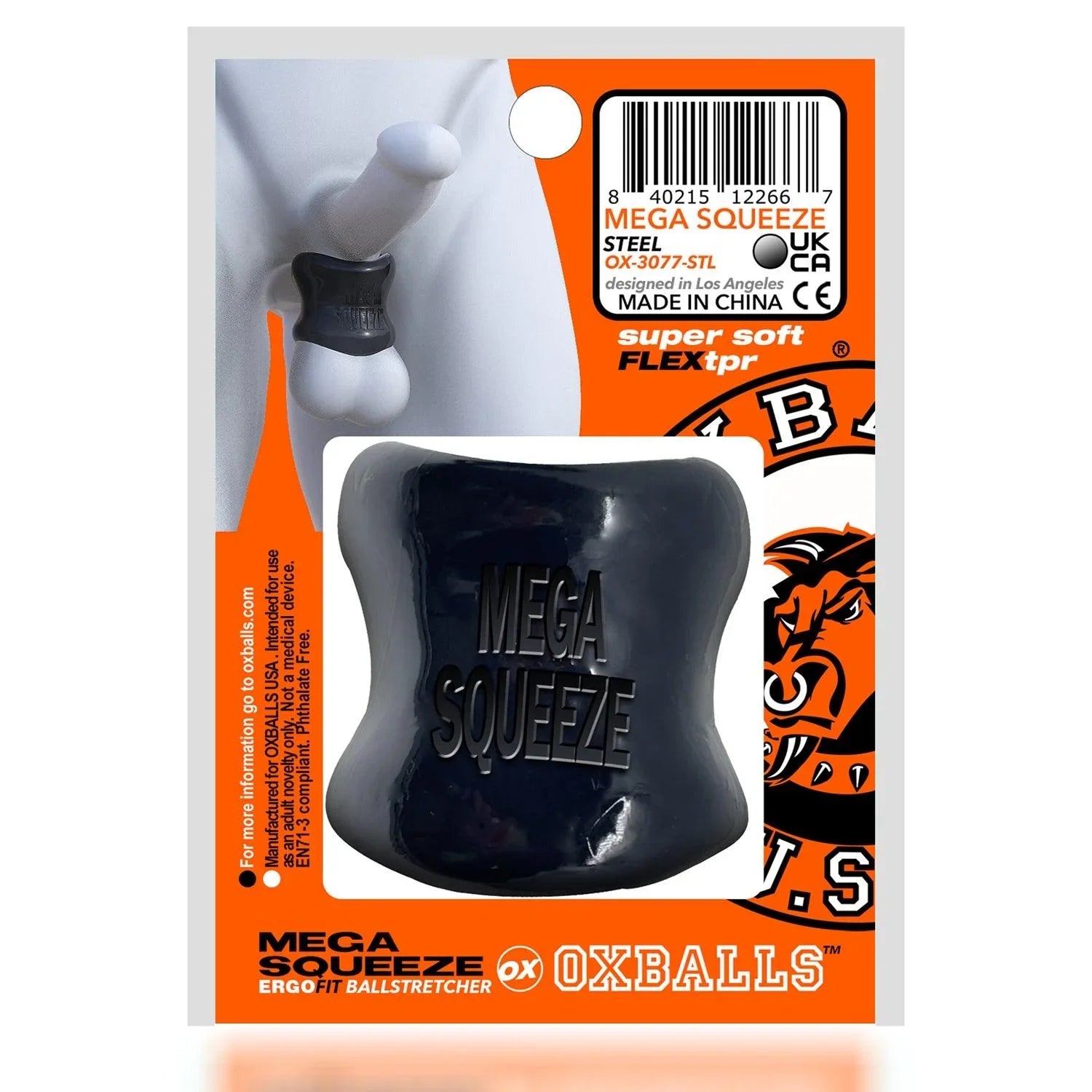 Oxballs Mega Squeeze Ergofit Ballstretcher - Buy At Luxury Toy X - Free 3-Day Shipping