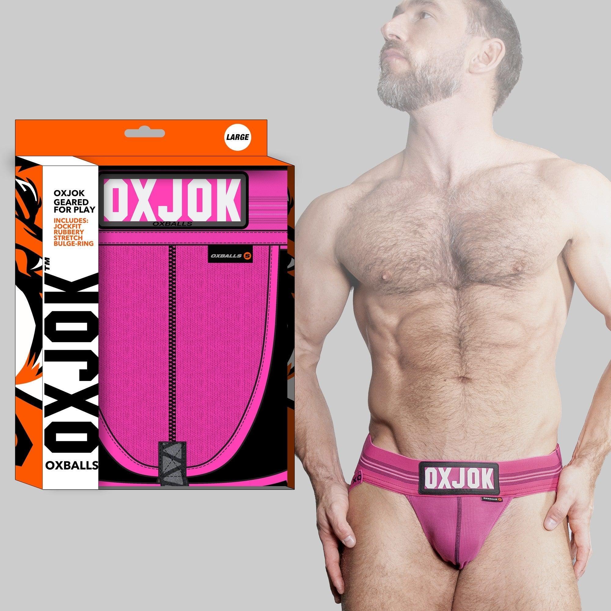 Oxballs Oxjok Slingjock Upthrust Slider-Strap Jock - Pink Sky - Buy At Luxury Toy X - Free 3-Day Shipping