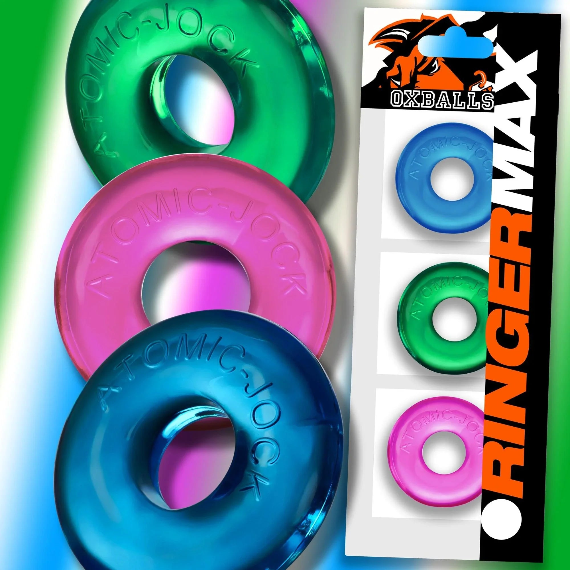 Oxballs Ringer Max Cock Ring (3 Pack) - Buy At Luxury Toy X - Free 3-Day Shipping