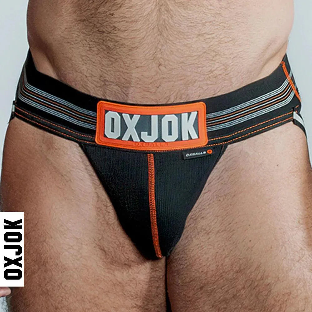 Oxballs Slingjock Upthrust Slider-Strap Jock Black Iron - Buy At Luxury Toy X - Free 3-Day Shipping