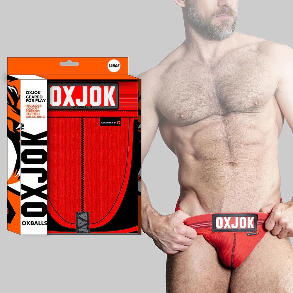 Oxballs Slingjock Upthrust Slider-Strap Jock Red Hot - Buy At Luxury Toy X - Free 3-Day Shipping