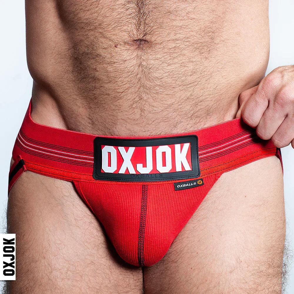 Oxballs Slingjock Upthrust Slider-Strap Jock Red Hot - Buy At Luxury Toy X - Free 3-Day Shipping