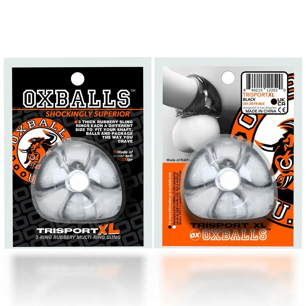 Oxballs Tri-Sport XL Thicker 3-Ring Sling - Buy At Luxury Toy X - Free 3-Day Shipping