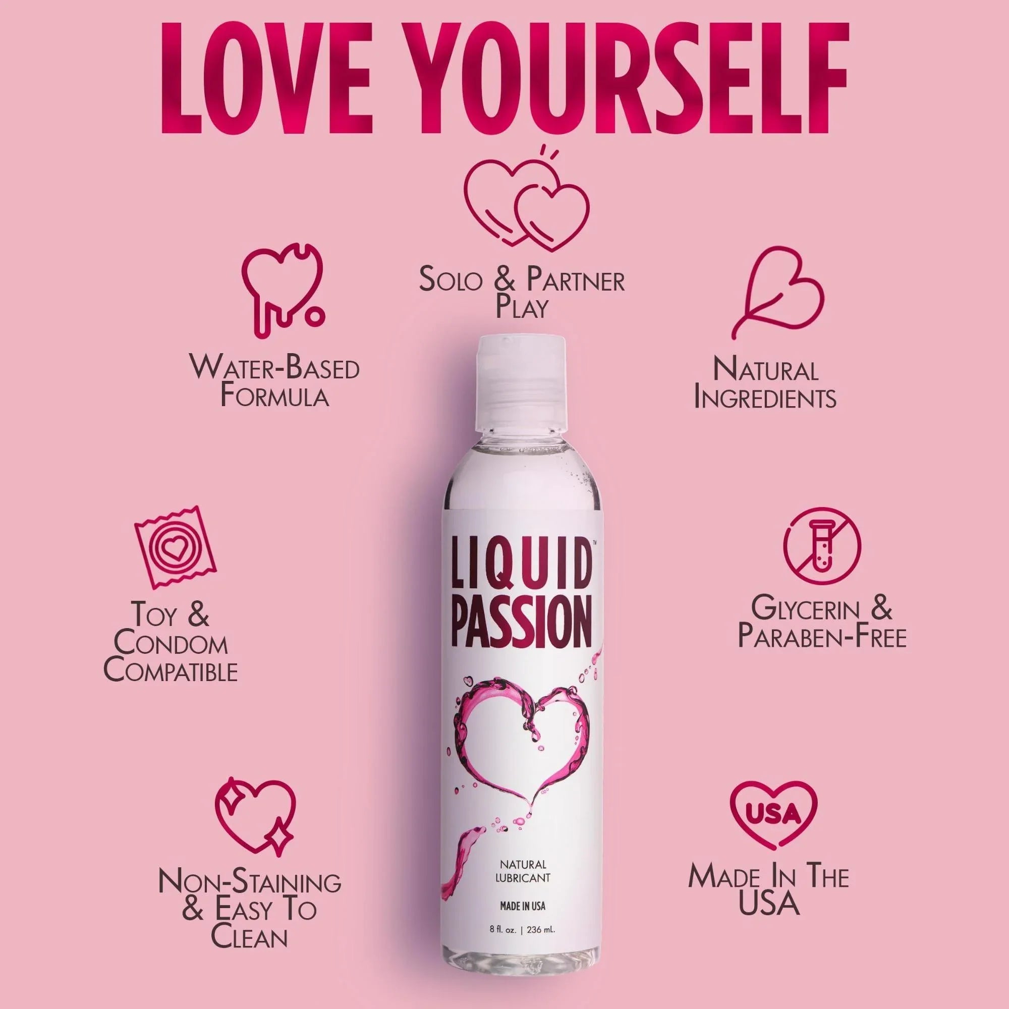 Passion Lubricants Liquid Passion Natural Lubricant - Buy At Luxury Toy X - Free 3-Day Shipping