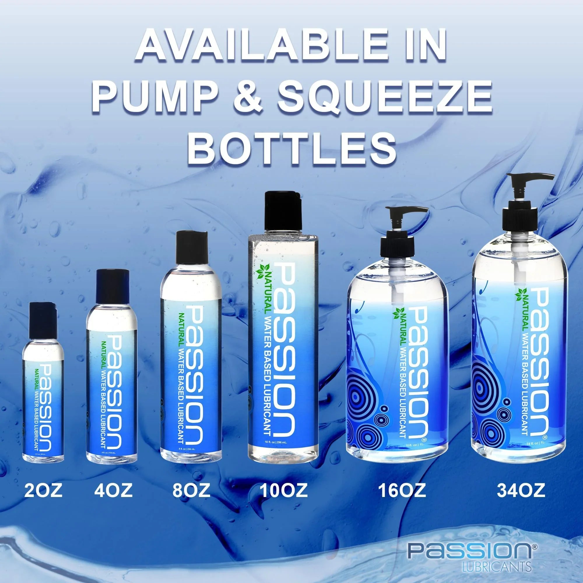 Passion Lubricants Passion Lubricants Water-Based - Buy At Luxury Toy X - Free 3-Day Shipping