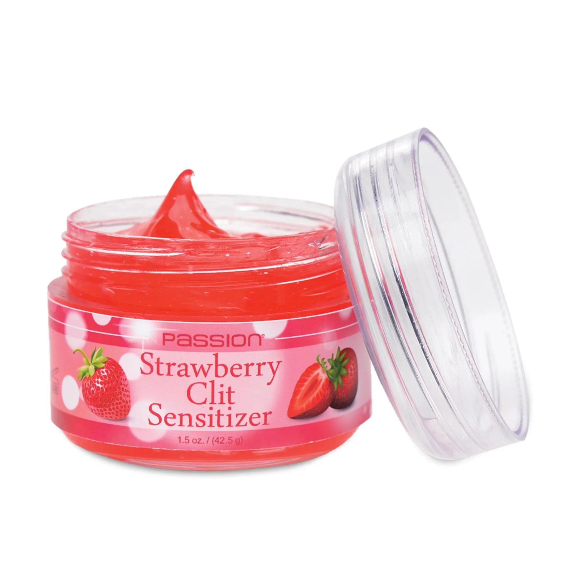Passion Lubricants Passion Strawberry Clit Sensitizer- 1.5oz - Buy At Luxury Toy X - Free 3-Day Shipping